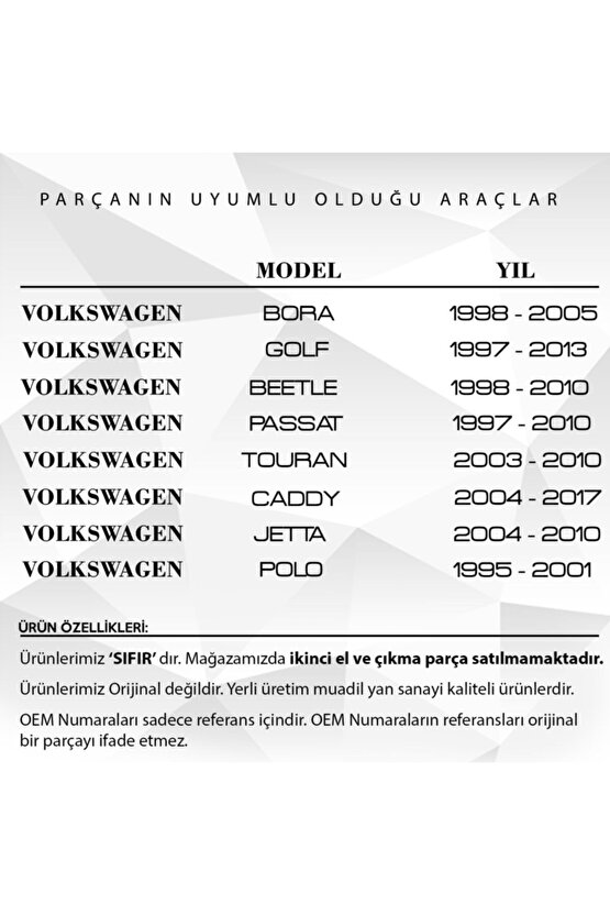 Vw Passat, Golf, Bora, Polo Için Emme Manifold Conta Seti -dar-