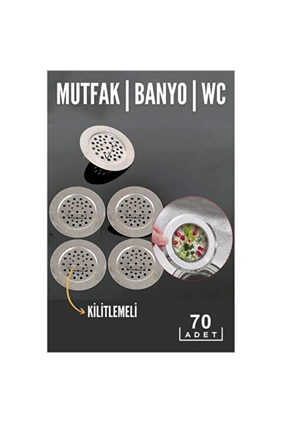 Kilitli Lavabo Süzgeci Figgini Design 5 ADET 718616