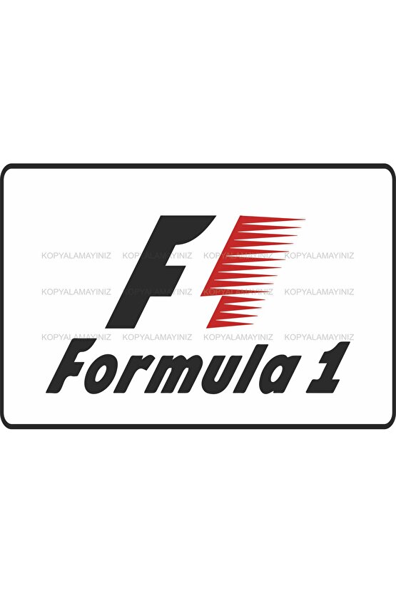 F1 formula 1 araba yarışı spor ev dekorasyon tablo retro ahşap poster