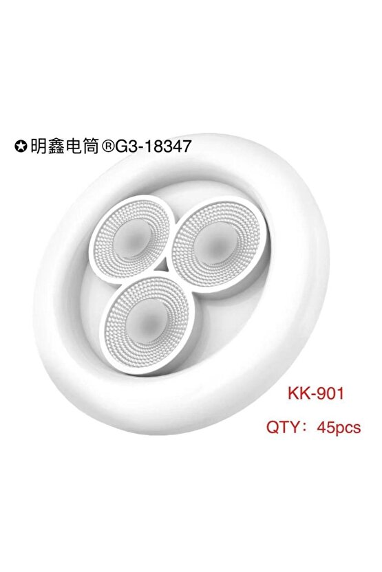 3 Ledli E27 Duy 36 Watt Beyaz Işıklı Ufo Led Lamba Kpf00471