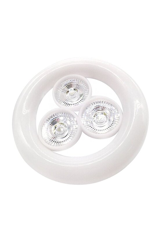 3 Ledli E27 Duy 36 Watt Beyaz Işıklı Ufo Led Lamba Kpf00471