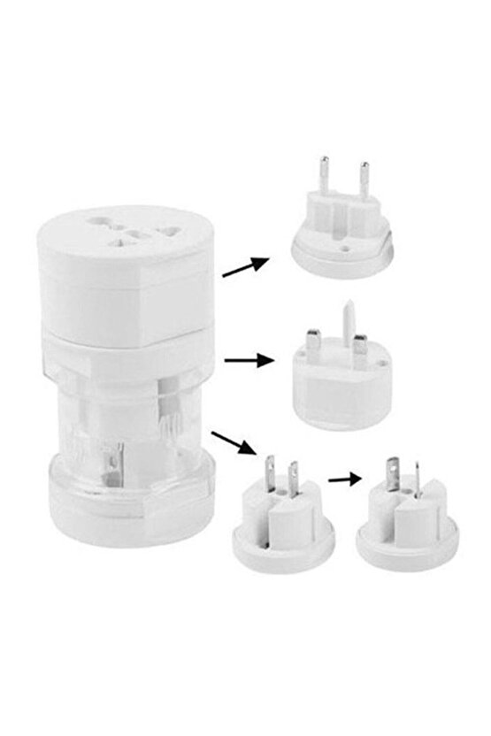 Evrensel Priz-fiş Çevirici Hepsi Bir Arada Seyahat Adaptörü Universal Travel Adapter All-in-one