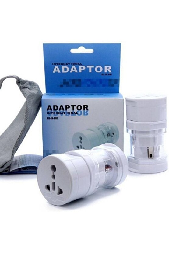 Evrensel Priz-fiş Çevirici Hepsi Bir Arada Seyahat Adaptörü Universal Travel Adapter All-in-one