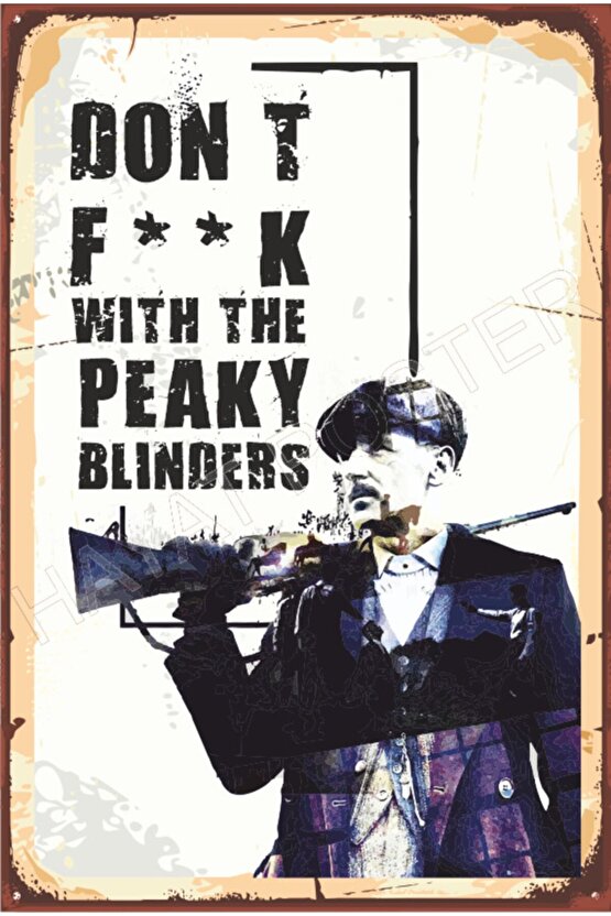 Peaky Blinders Retro Ahşap Poster