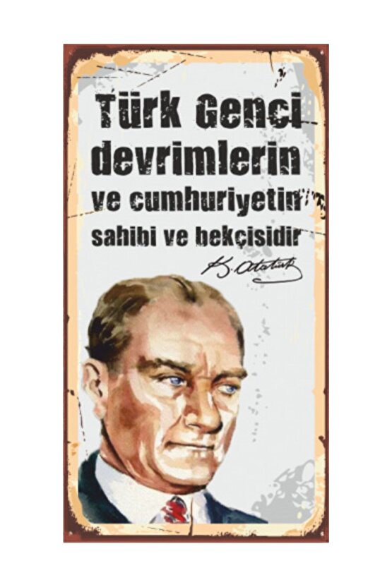 Atatürk Ahşap Edebiyat Posterleri