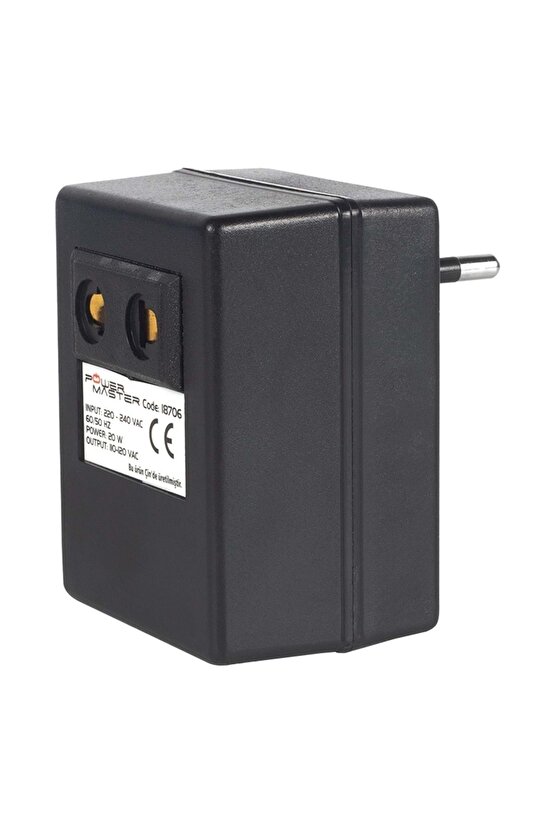 18706 220 Volt-110 Volt 20va Ac-ac Dönüştürücü Adaptör