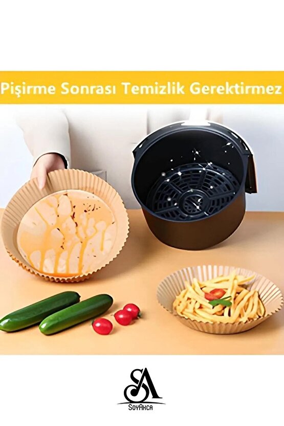 Philips Airfryer Xiaomi Uyumlu Hava Fritözü Hava Firitözü Philips Yağsız Fritöz Pişirme Kağıdı 50li