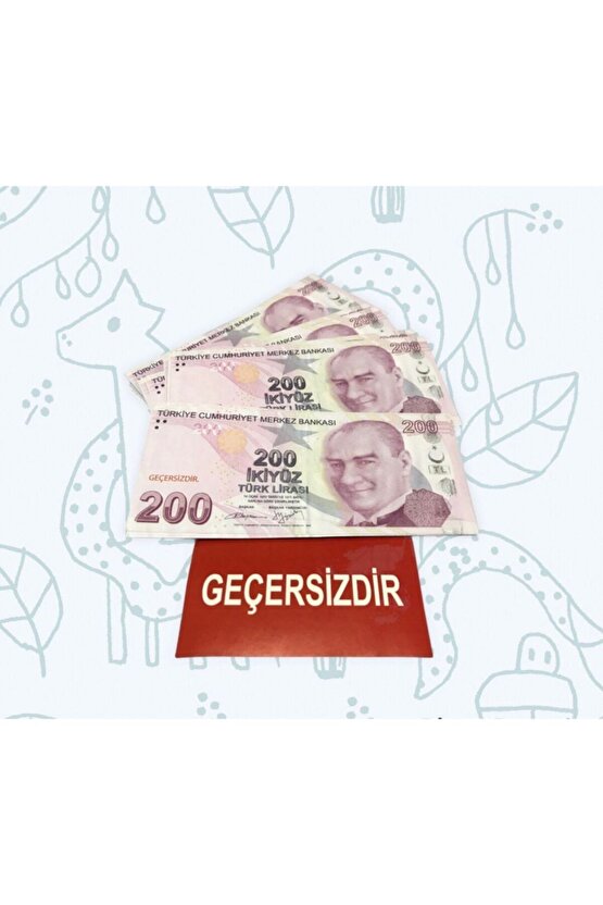 100 Adet 200 Liralık Oyuncak Para