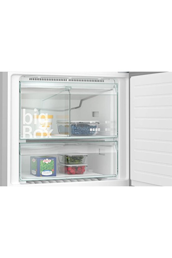 KG76NVIE0N iQ300 Alttan Donduruculu Buzdolabı 186 x 75 cm Kolay temizlenebilir Inox