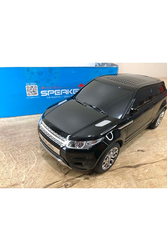 2023 Model Siyah Range Rover Oyuncak Araba Mp3 Çalar Fm Radyo Tf Kart Okuyucu Hoparlör