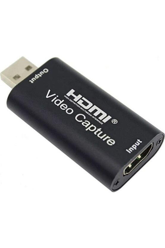 Metal Aleminyum Siyah Kasa Usb Den Hdmı 4k Video Dönüştürücü