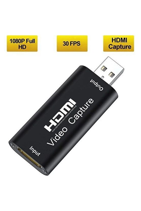 Hdmı 1080p Usb 2.0 Hd Video Capture Video Görüntü Yakalama Kartı