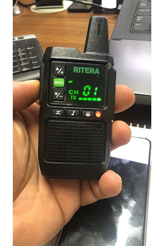 Ritera R-111 Gizli Ekranlı Pmr Walkie Talkie Tekli Kutu