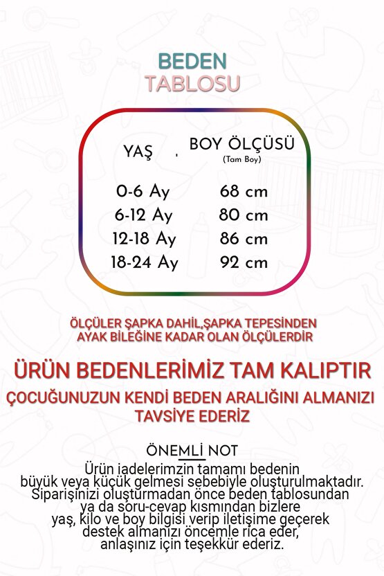 Welsoft Peluş Unisex Fermuarlı Kışlık Bebek Uyku Tulumu Bebek Tulumu Çocuk Tulumu Çocuk Kostümü