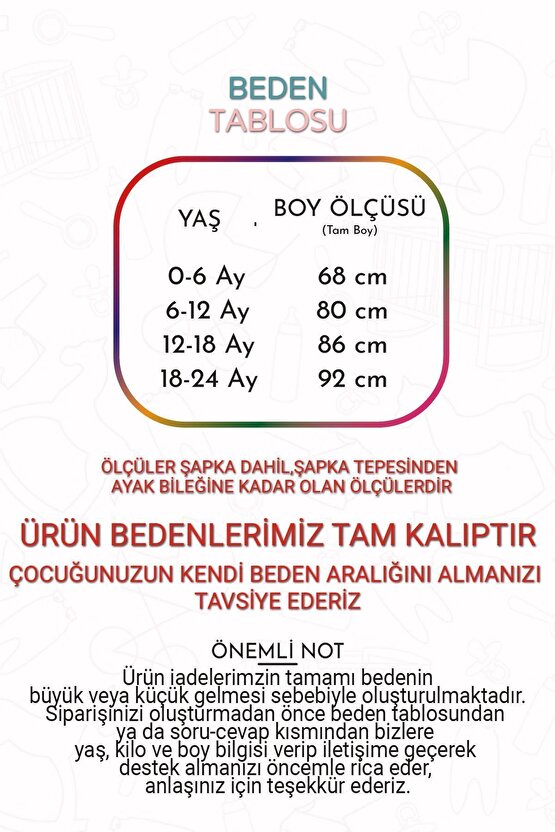 Welsoft Peluş Fermuarlı Kışlık Unisex Kız Erkek Bebek Uyku Tulumu Bebek Tulumu Çocuk Tulumu Kostümü