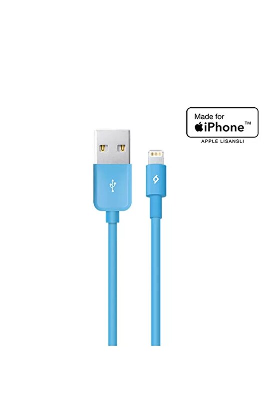 Mfi Lightning Usb Iphone Için Apple Lisanslı Şarjsenkronizasyon Kablosu 2dkm01m,mavi