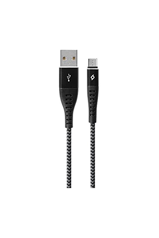 Extremecable Ekstra Dayanıklı Usb-a - Usb-c Şarj Kablosu 150cm 2dkx02cg,gümüş