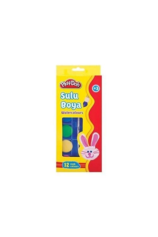 Sulu Boya Play-doh 12 Renk Kucuk (PLAY-SU002)