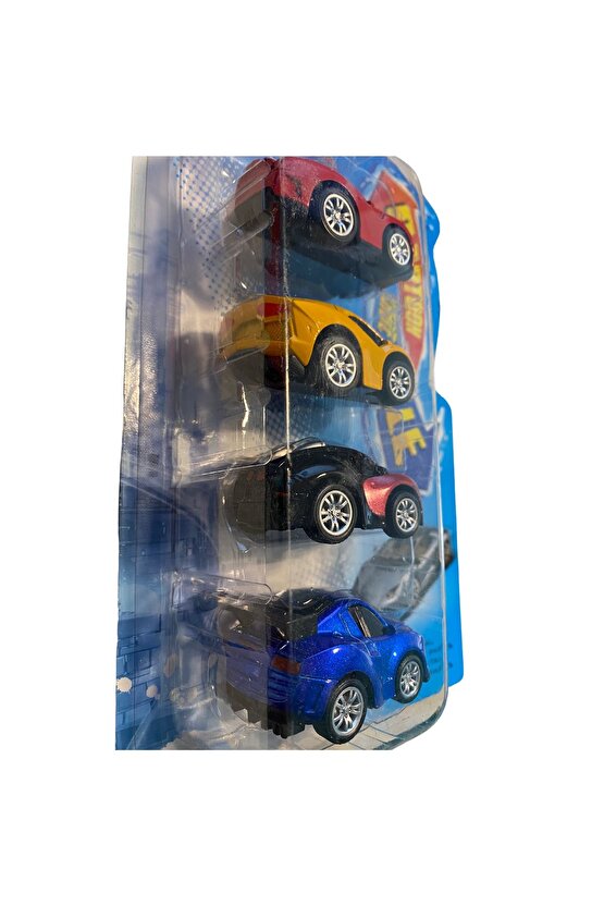 Die Cast Cartoon True Scale 4 Cars