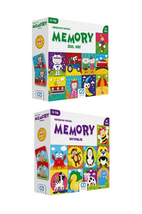 2li Eşleştirme Kartları Memory Set (5039-5041) Ca.5039-5041