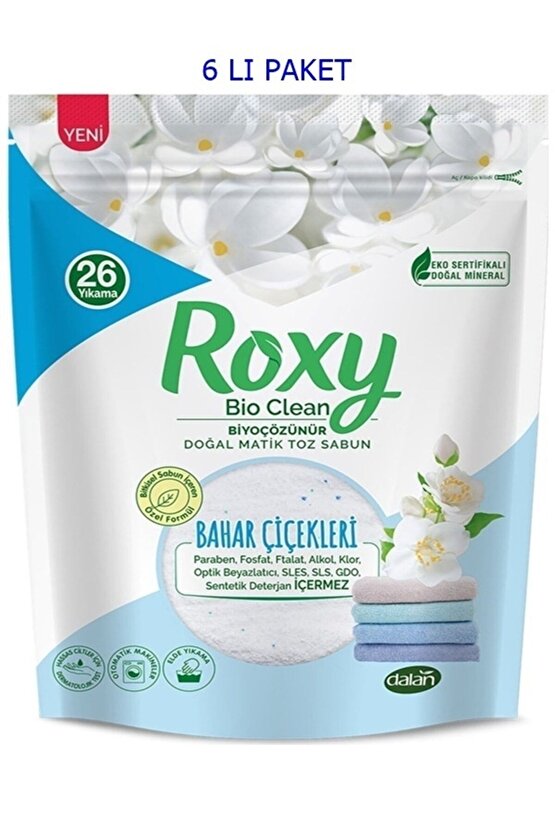 Roxy Toz Sabun Bahar Çiçekleri 4 X 800 gr