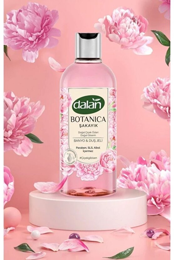 Duş Jeli Botanica Şakayık Kokulu 500 Ml X 2 Adet