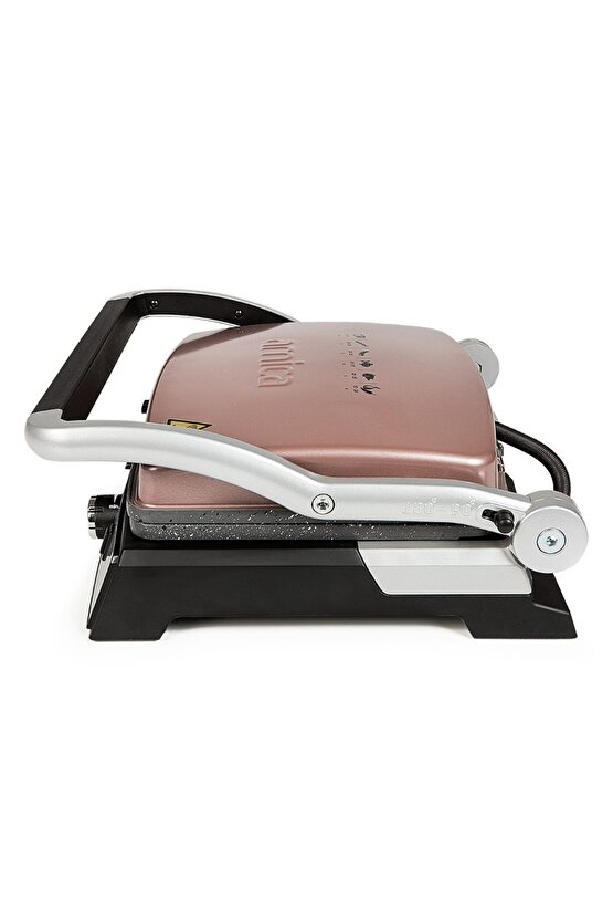 Tostit Maxi GH26244 Granit Izgaralı Tost Makinesi Rose