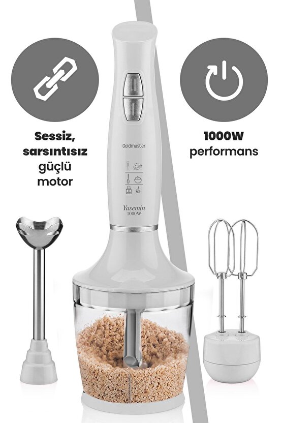 Yasemin Blender Set (Gm 7240) Beyaz