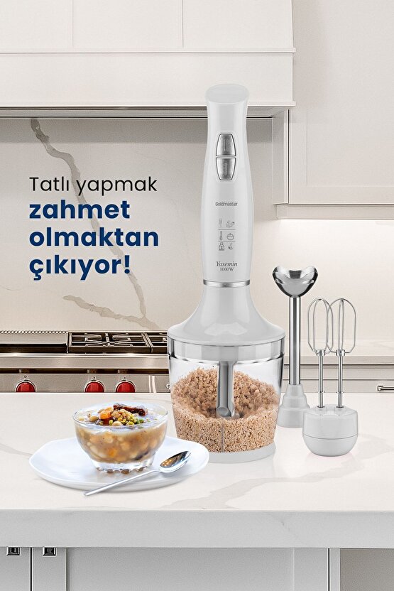 Yasemin Blender Set (Gm 7240) Beyaz