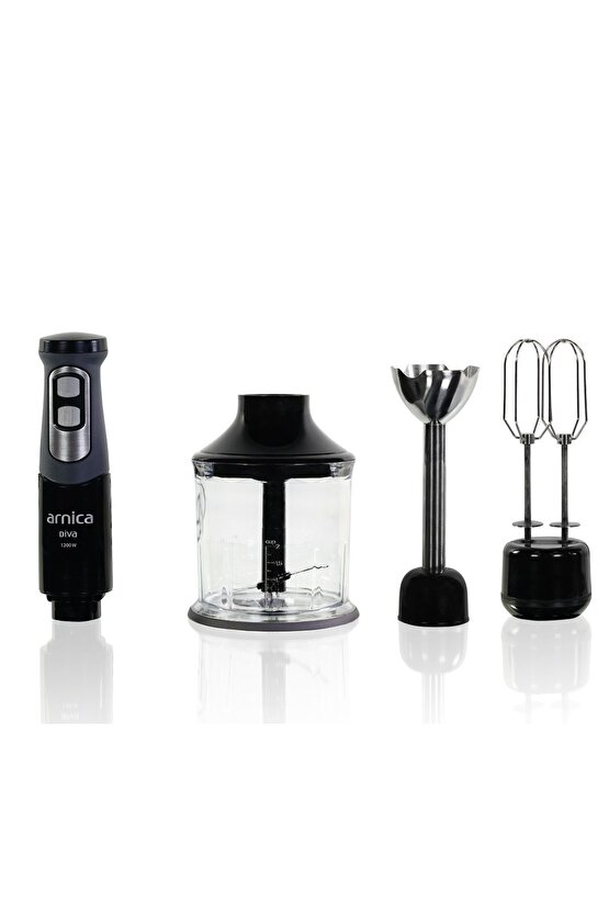 Diva GH21595 El Blender Seti Siyah