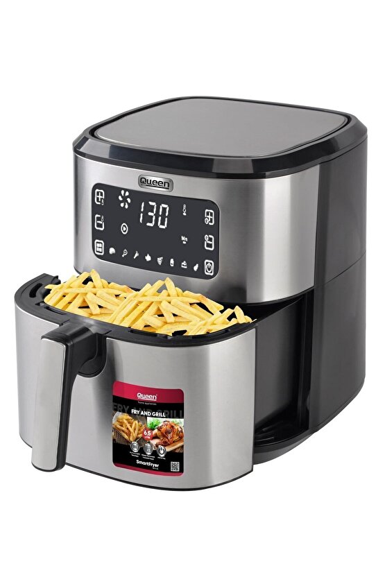 Smartfryer Xxl Airfryer 6,5 lt Dokunmatik Yağsız Sıcak Hava Fritözü