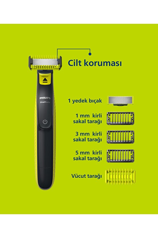 Qp282410 Oneblade Yüz Ve Vücut Şekilendirici