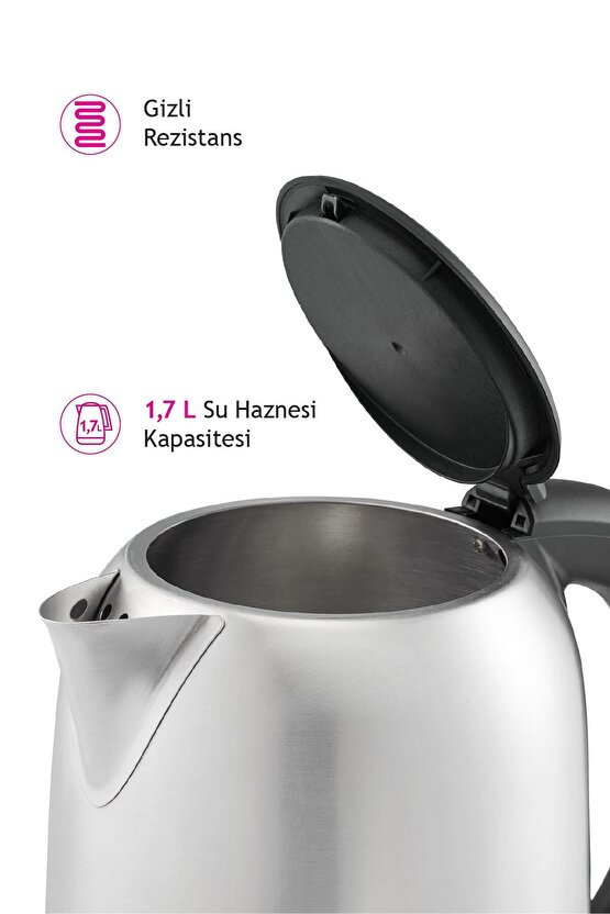 Al 728 I Inox Su Isıtıcı Kettle