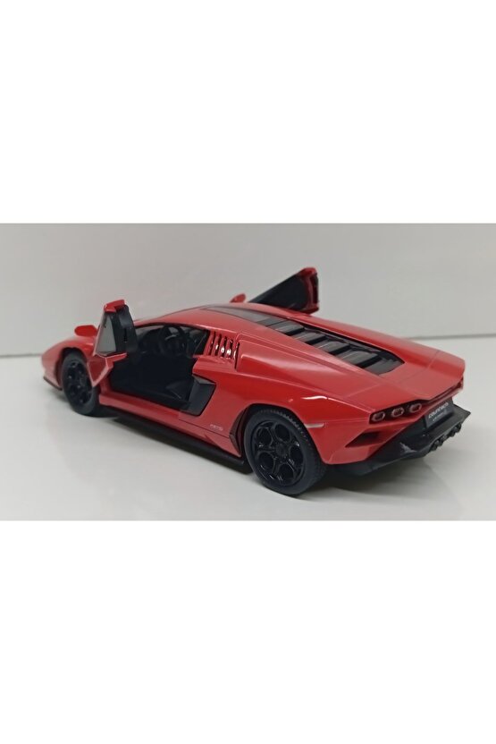 Dianomi KİNSMART 1:38 ölçek lamborghini COUNTACH LPI 800-4 .ÇEK BIRAK METAL ARABA