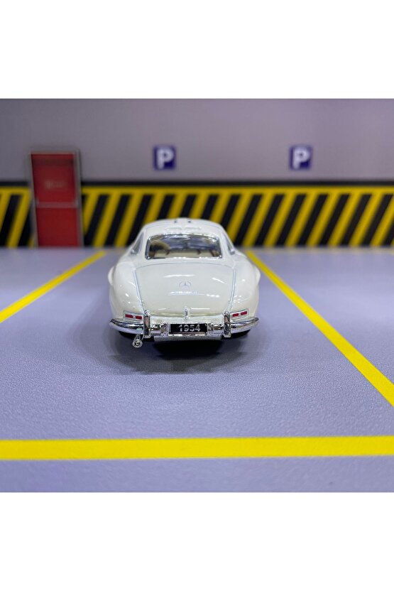 1954 Mercedes-Benz 300SL 136 Ölçek Kinsmart Diecast Metal Model Araba Oyuncak Araba Çek Bırak