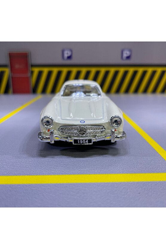 1954 Mercedes-Benz 300SL 136 Ölçek Kinsmart Diecast Metal Model Araba Oyuncak Araba Çek Bırak