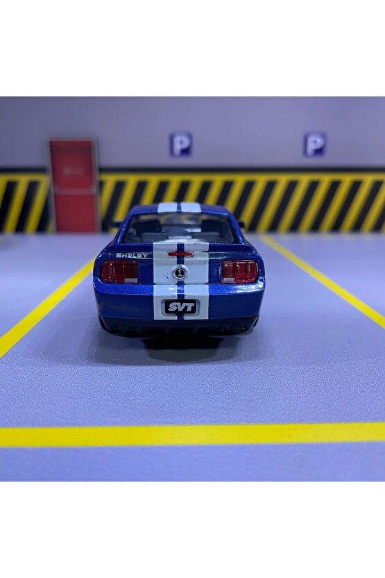 2007 Shelby GT500 136 Ölçek Kinsmart Diecast Metal Model Araba Oyuncak Araba Çek Bırak