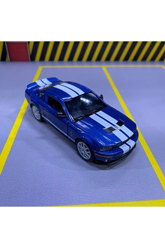 2007 Shelby GT500 136 Ölçek Kinsmart Diecast Metal Model Araba Oyuncak Araba Çek Bırak