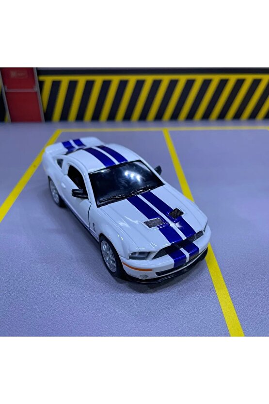 2007 Shelby GT500 136 Ölçek Kinsmart Diecast Metal Model Araba Oyuncak Araba Çek Bırak