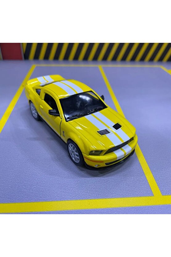 2007 Shelby GT500 136 Ölçek Kinsmart Diecast Metal Model Araba Oyuncak Araba Çek Bırak