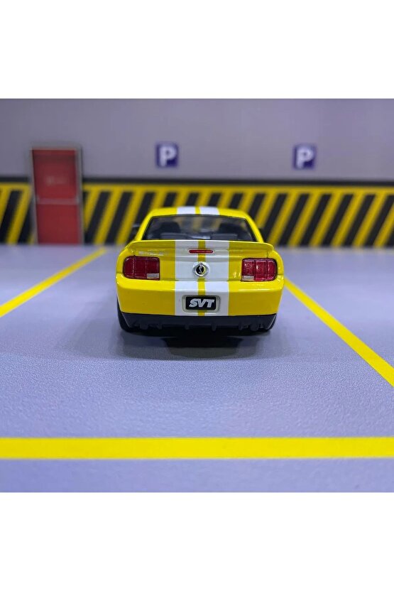 2007 Shelby GT500 136 Ölçek Kinsmart Diecast Metal Model Araba Oyuncak Araba Çek Bırak