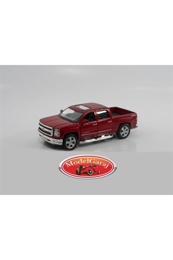 2014 Chevrolet Silverado Bordo*1:46 Ölçek*kinsmart*modelgaraj