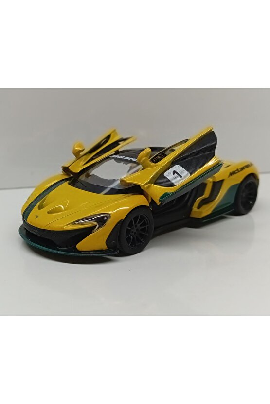 DİANOMİ KİNSMART 1:36 ölçek MCLAREN p1  ÇEK BIRAK METAL ARABA