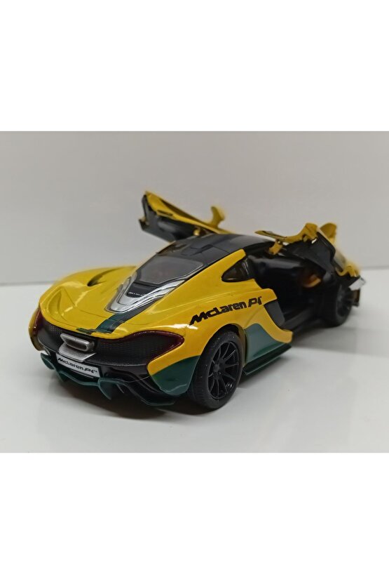 DİANOMİ KİNSMART 1:36 ölçek MCLAREN p1  ÇEK BIRAK METAL ARABA