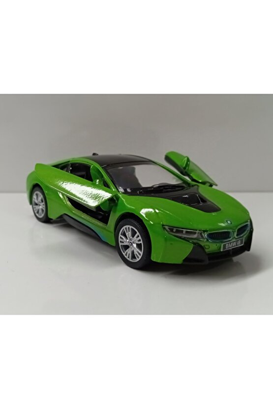 Dianomi KİNSMART 1:32 ölçek BMW İ8 ÇEK BİRAK METAL MODEL