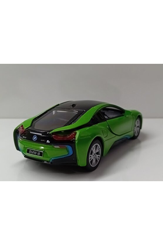 Dianomi KİNSMART 1:32 ölçek BMW İ8 ÇEK BİRAK METAL MODEL