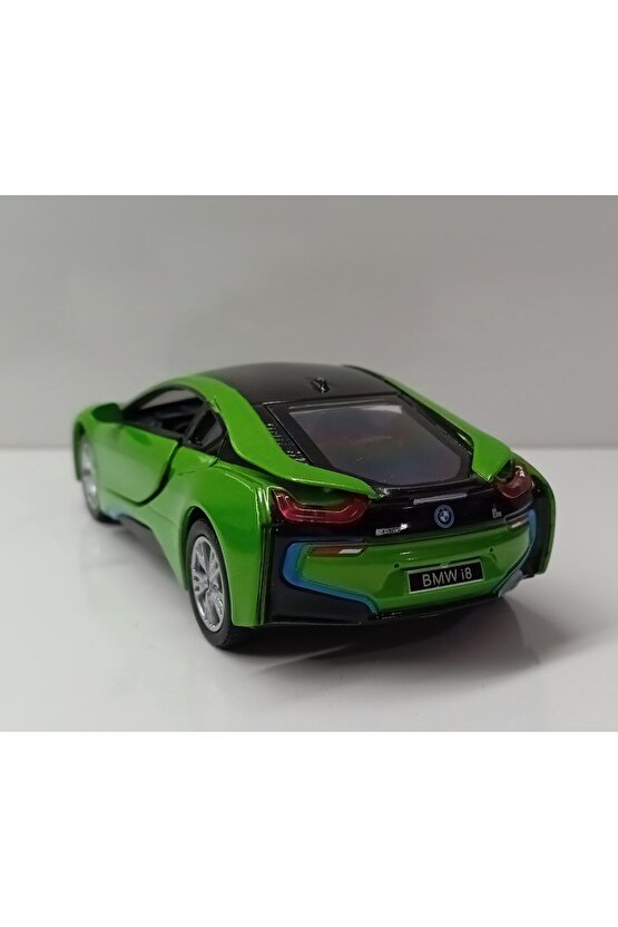 Dianomi KİNSMART 1:32 ölçek BMW İ8 ÇEK BİRAK METAL MODEL