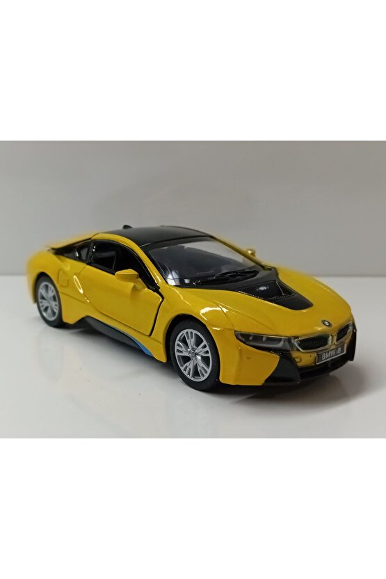 Dianomi KİNSMART 1:32 ölçek BMW ı 8 çek Bırak metal model