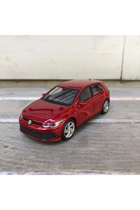 Welly Volkswagen Golf 8 GTI Diecast Metal Araba Model Araba Oyuncak Araba Çek Bırak Araba 12 Cm