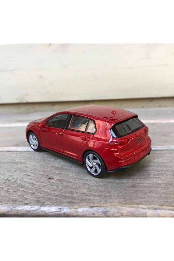 Welly Volkswagen Golf 8 GTI Diecast Metal Araba Model Araba Oyuncak Araba Çek Bırak Araba 12 Cm